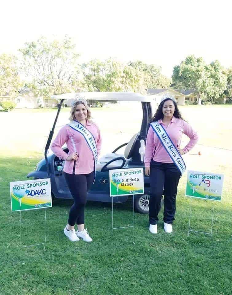Women at Annual Charity Golf Tournament